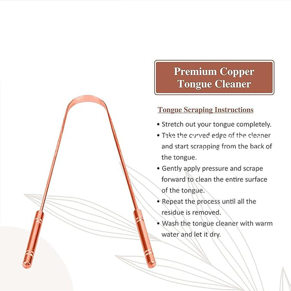AM2052 Gubb Tongue Cleaner Copper With Handle 10Pcs