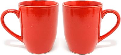 AM3766 CELLO Tierra Large Color Matt Panache Mug 230ml Set of 2 (Multicolour)