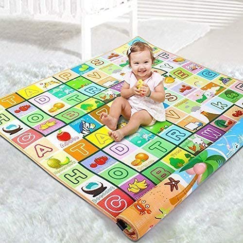 3834  Waterproof double Side Baby Play Crawl Floor Mat for Kids Picnic School Home (Size 180 x 115)
