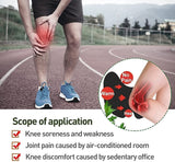 AM5047 Natural Knee Pain Relief Patches - Heating Herbal Patches for Back, Neck, Shoulder, Joints - No Side Effect (Pack of 10)