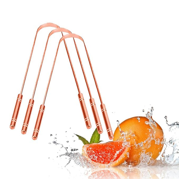 AM2052 Gubb Tongue Cleaner Copper With Handle 10Pcs