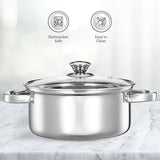 AM3912 PNB Kitchenmate Triply Cookpot with Glass Lid 28Cm