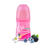 AM0680 (pack of 1) Eva Shine Underarm Roll on Deodorant 25ml | With Tahiti Monoi Oil & Wild Berries Extracts | Alcohol & Aluminium Free | 48 H Protection from Odour | Keeps Underarms Bright & Smooth | Skin Friendly | For Women | 50ml