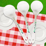 3483 Plastic Small Soup & Desert Spoon - Set of 3