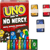 3116 UNO Show 'Em No Mercy Card Game | Ruthless & Unapologetic Fun for Adults, Kids & Family Night - Ideal for Parties, Game Nights & Travel
