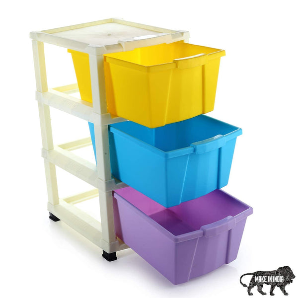 0767A Multipurpose Modular Drawer Organizer Storage Box - 3 Layers