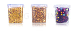AM2264 Lock & Seal Ultra Storage Container Square Shape ( 500ml, 1000ml, 1500ml ) 3 Pcs Set