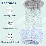 AM2049 Gubb Shower Cap Reusable Sturdy Hair Grip Waterproof Hair