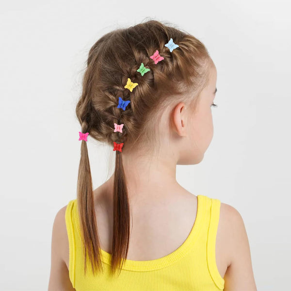 AM1034 10 Pcs Mini Hair Clips for Girls