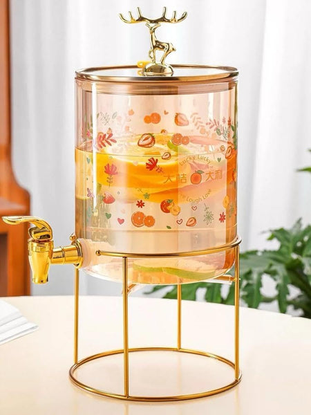 AM5390 Shine Max Glass Juice Dispenser - Gold, 3.6L