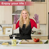 0714 Reusable Silicone Cleaning Brush Scrubber Gloves (Multicolor)
