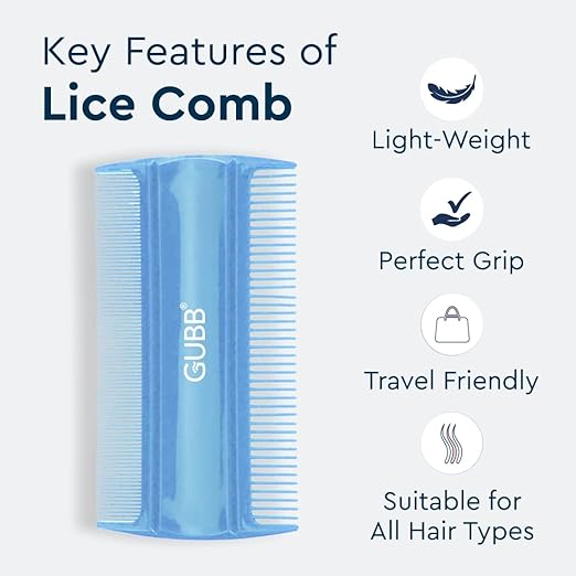 AM2042 Gubb Lice Comb Extra Fine Teeth Ideal For Both Kids & Adults