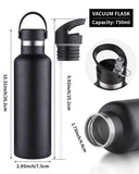 3702 AQUASTAR Stainless Steel Double Walled Water Bottle  -1000ML