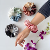 AM1027 Luxury Satin Scrunchies for Women & Girls