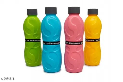 AM3994 Nice Plastic Water Bottle Set (Pack of 4)