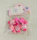 AM1005 Tic-Tac Hair Clip & Rubber Band For Baby Girls & Toddler (BABY RUBBER & CLIP)