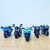 AM5961 Premium Die-Cast Metal Sport Bike Toy – Realistic Scaled Model for Play & Display