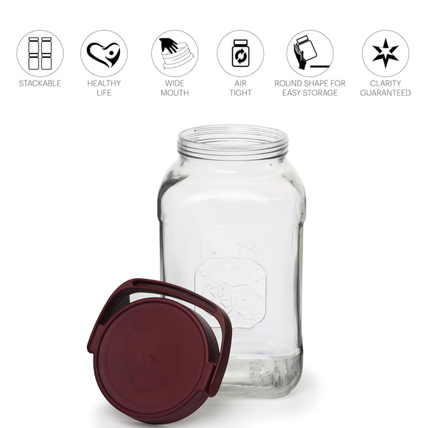 AM5646 Cello Classic Canister Glass Jar - 3600 ml