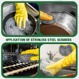 3526 Stainless Steel Cleaning Scrubbers ( pack of 12 )