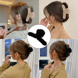 AM1076 Fluffy Fur Hair Clip 1Pcs (multicolor)