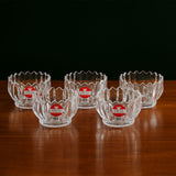 AM5964 Crystal Glass Ice Cream and Dessert Bowl - Set of 6 Pcs 150 ml