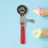 11697 Apex Ice Cream Scoop – 70 ML Stainless Steel Head with Ergonomic Handle (1 Pc)