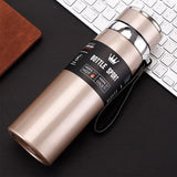 3282 Thermos Flask Insulated Stainless Steel Water Bottle - 1000ml