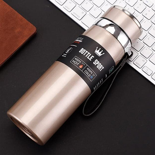 3282 Thermos Flask Insulated Stainless Steel Water Bottle - 1000ml