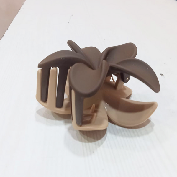 AM5619 Jumbo Flower Hair Claw Clips For Women/Girls (Pack of 1 Pcs, Multicolour)