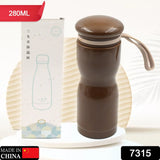 7315 Stainless Steel Water Bottle With Dori Easy , Hot & Cold Drinks,  (280 ML)