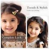 AM1006 Small Tic Tac Hair Clips for Girls & Kids (Pack of 2)
