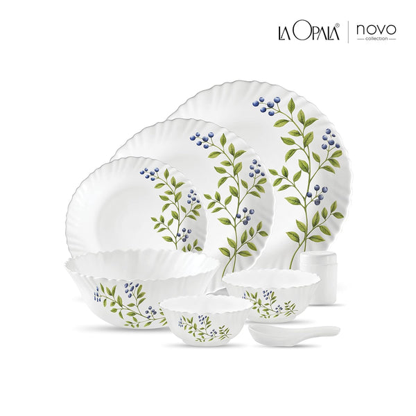 AM3964 La Opala, Novo Collection, Opal Glass Dinner Set 35 pcs