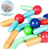 AM0416 Magnetic Sticks Building Blocks 40 Pieces for Kids Age 3+ - Creative and Educational Construction Toy