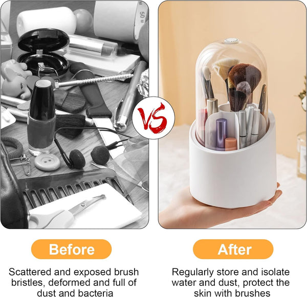 3556 Make Up Organiser Rotating Brush Holder