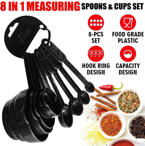 0106 Measuring Cups and Measuring Spoons Set