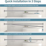 3686  Extendable Shower Curtain Rod