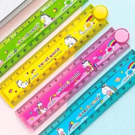 AM2730 folding astra scale Plastic Material  Unbreakable Foldable & Adjustable Scale - 30 inches