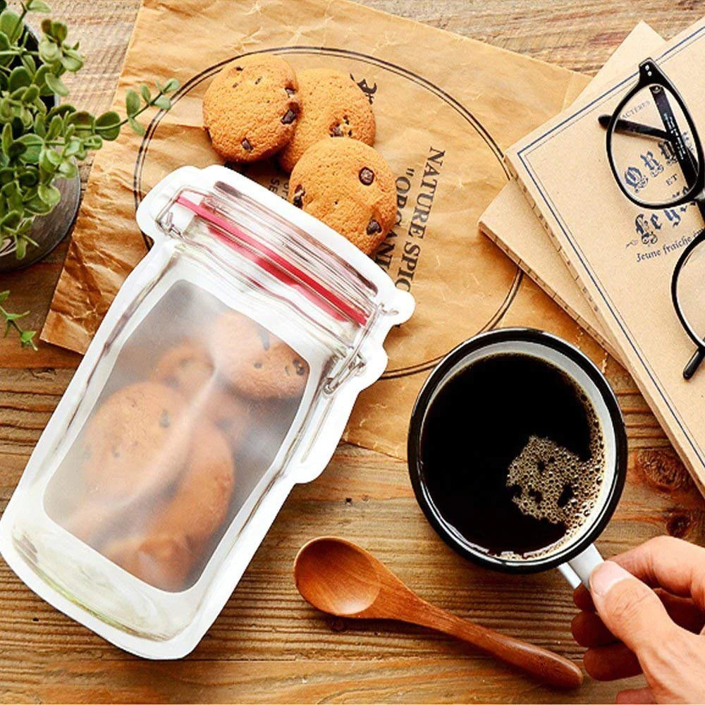 Mason jar zipper bags sale