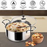 AM3912 PNB Kitchenmate Triply Cookpot with Glass Lid 28Cm