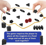 AM2867 Magnetic Game 5 Rendom Design Set with Magnetic Effect Using String and Stones 24pcs