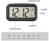 3159  Digital LCD Alarm Smart Clock with Calendar and Temperature Sensors