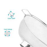 AM3575 Colander Basket With Handle 25cm Stainless Steel Basket 1 Pcs