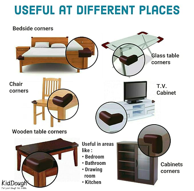 3135 Baby Proofing Corner Guards 10Pcs – Amd-Deodap
