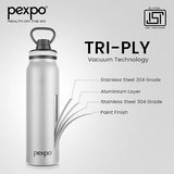 AM2795 Pexpo Austin Thermo SS Water Bottle Vaccum Insulated 1000