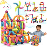 AM0416 Magnetic Sticks Building Blocks 40 Pieces for Kids Age 3+ - Creative and Educational Construction Toy