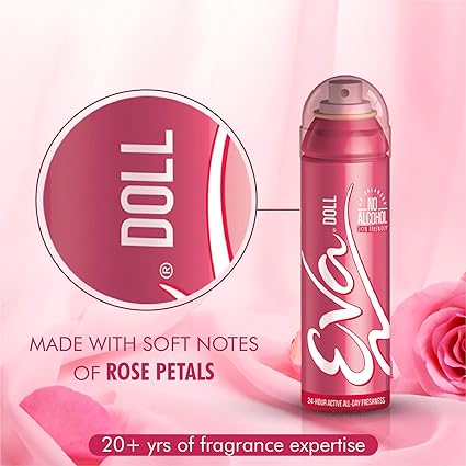 AM0678(pack oF 1) Eva Deodorant Doll for Women, 125ml