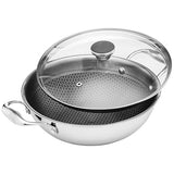 AM3923 PNB Kitchenmate Triply Karahi With Glass Lid 22cm