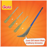 AM2494 Gala No Dust Broom 2 in 1 with Extendable Long Handle broom stick 1 Piece