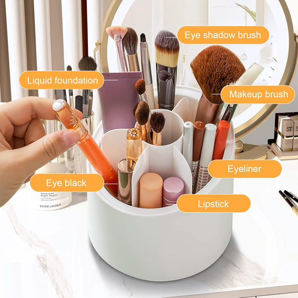 3556 Make Up Organiser Rotating Brush Holder