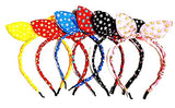 AM1026 Fancy Rabbit Ears Hairband for Girls (MultiColor) - 1 Pcs